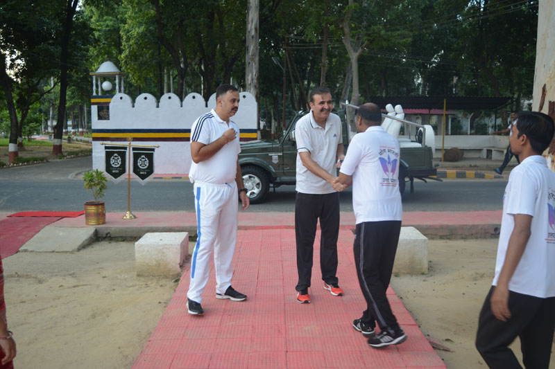 Yog shivir Army cantt shahjahanpur by yog bharati 