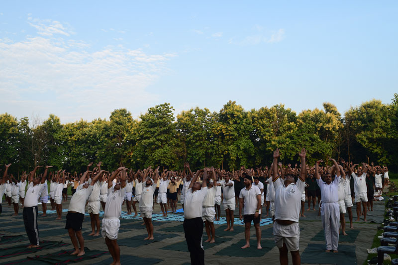 शाहजहाँपुर कैंट में आवा के तत्वावधान योग भारती द्वारा योग शिविर 20 अगस्त2017 से 21 अगस्त 2017 तक 