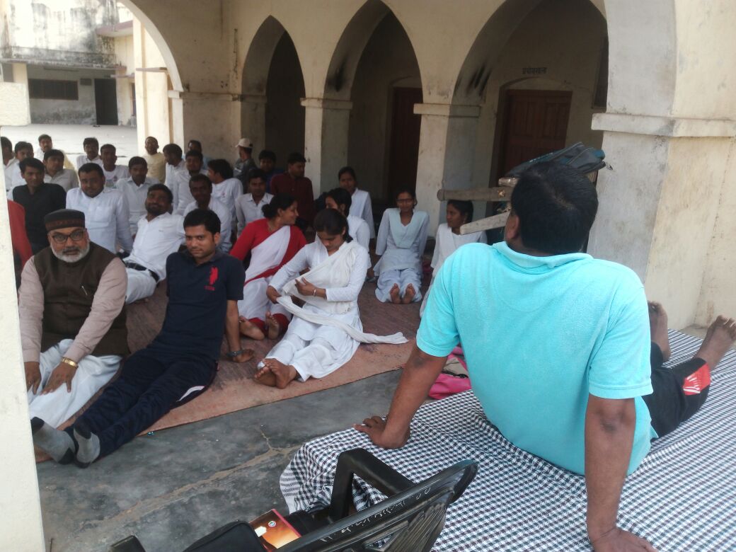 बलिया में सतीश चन्द्र कॉलेज एवं स्नातकोत्तर कॉलेज में योग कैंप बलिया में सतीश चन्द्र कॉलेज एवं स्नातकोत्तर कॉलेज में योग कैंप