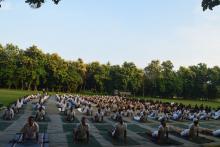 शाहजहाँपुर कैंट में आवा के तत्वावधान योग भारती द्वारा योग शिविर 20 अगस्त2017 से 21 अगस्त 2017 तक 