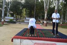 शाहजहाँपुर कैंट में आवा के तत्वावधान योग भारती द्वारा योग शिविर 20 अगस्त2017 से 21 अगस्त 2017 तक 